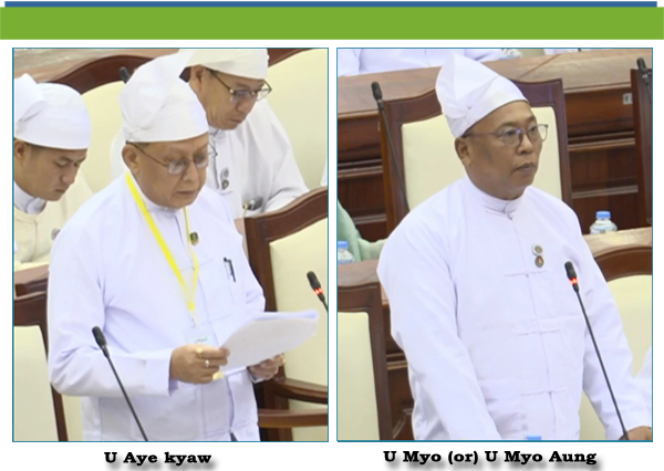 (ဋ)-ဦးမျိုး(ခ) ဦးမျိုးအောင်(ပြည်မဲဆန္ဒနယ်)-မေးခွန်း